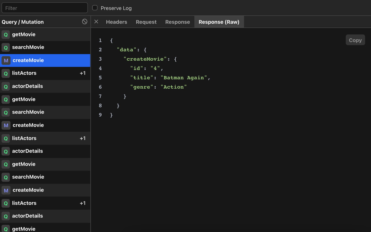 GraphQL Network Inspector - 截图 5
