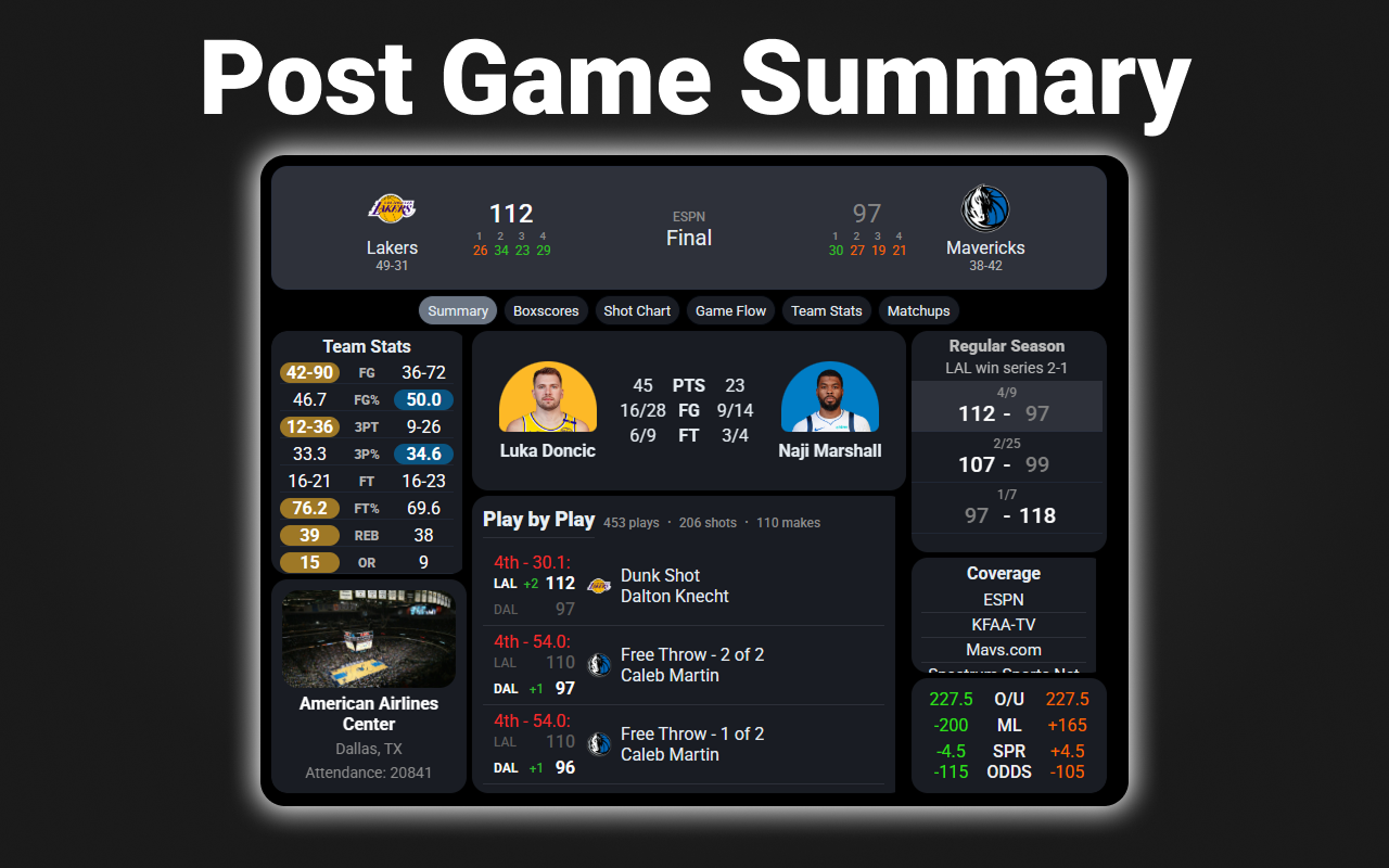 NBA Scoreboard - 截图 5