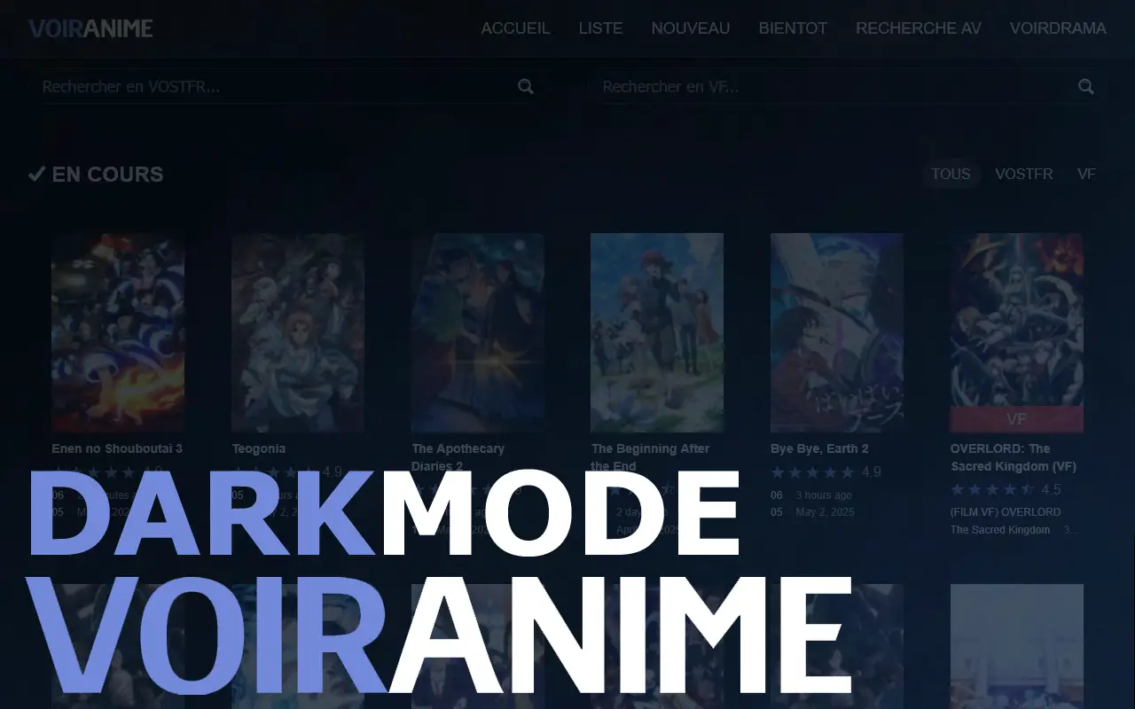 VoirAnime - DarkMod : streaming animes - 截图 2