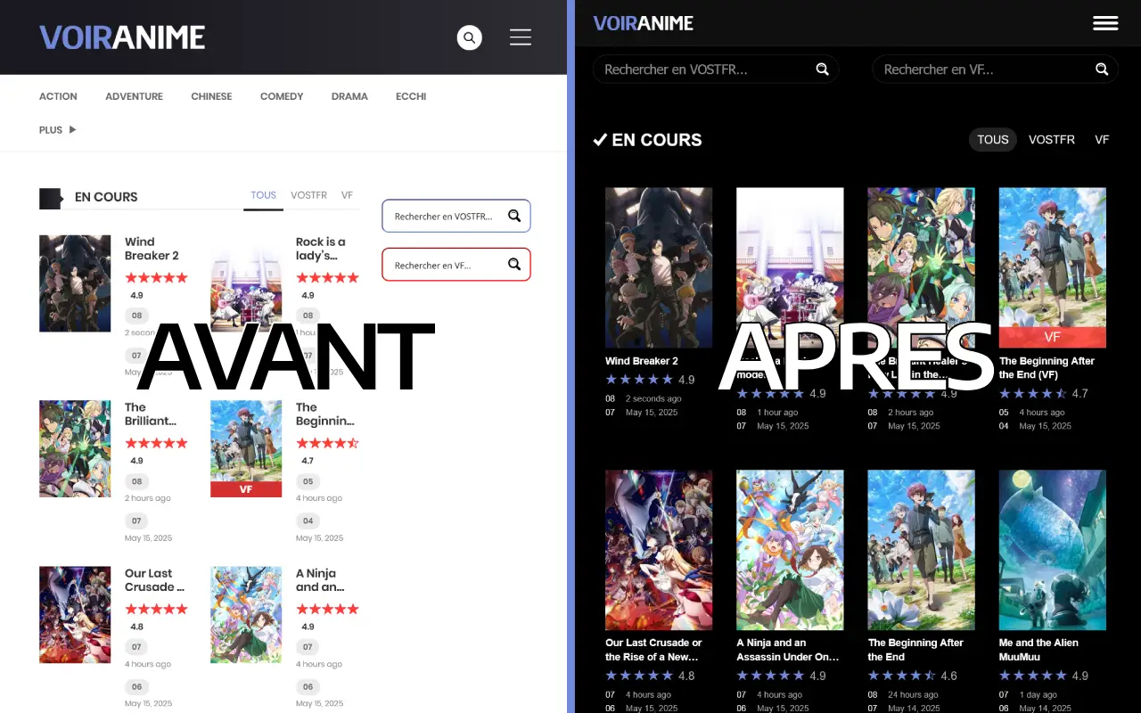 VoirAnime - DarkMod : streaming animes - 截图 3