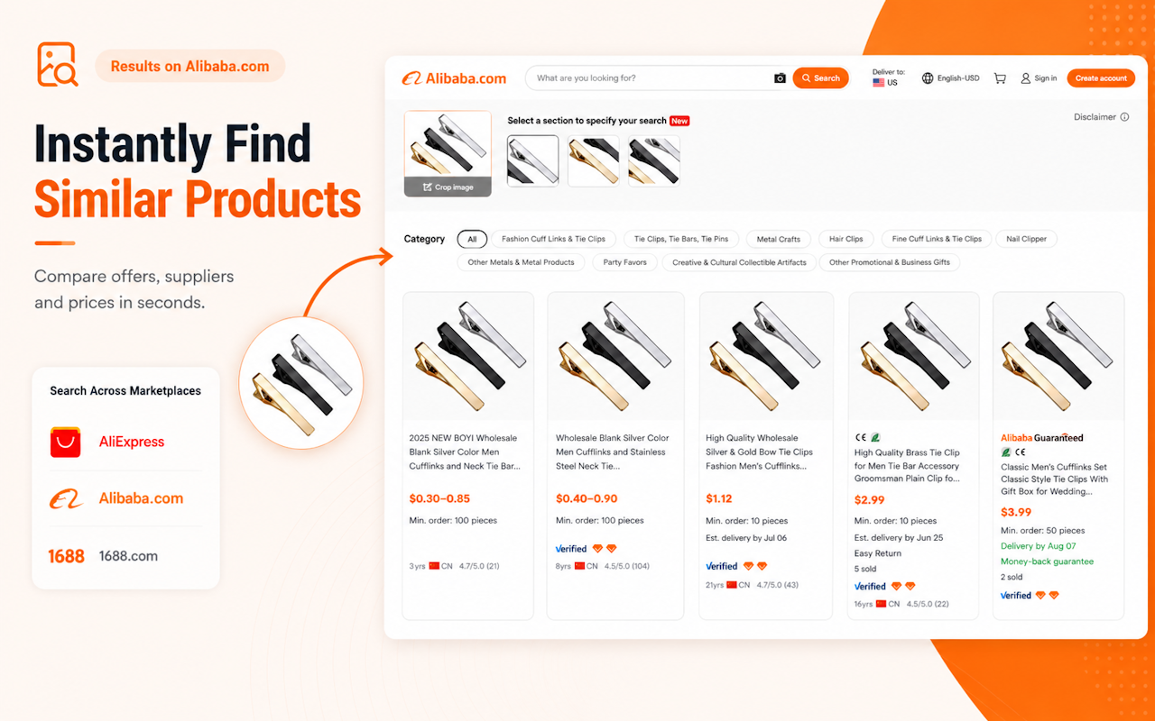 Alibaba, AliExpress & 1688 Search by Image - 截图 4