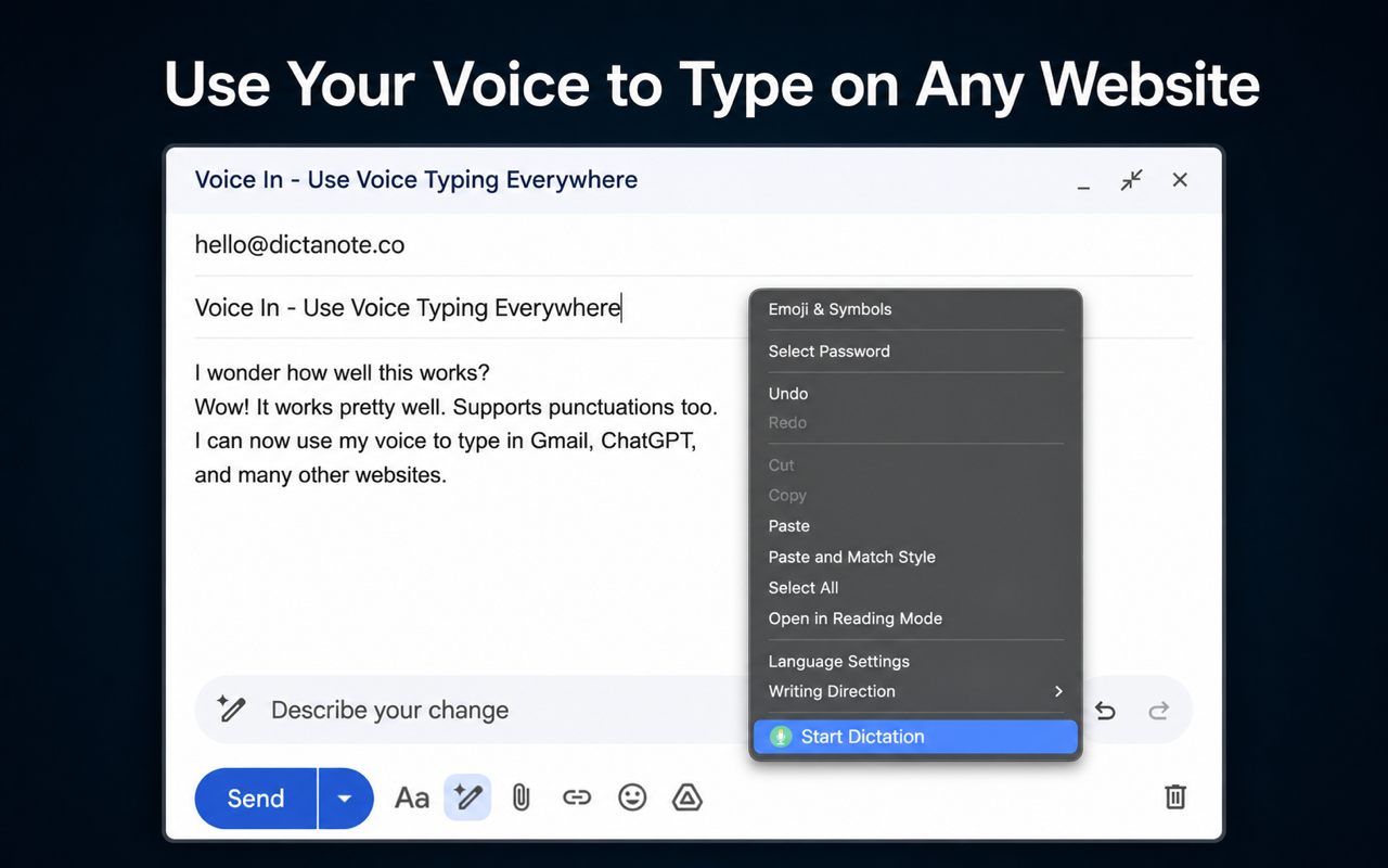 Voice In - 语音输入、语音打字、语音识别与语音转文字 - 截图 1