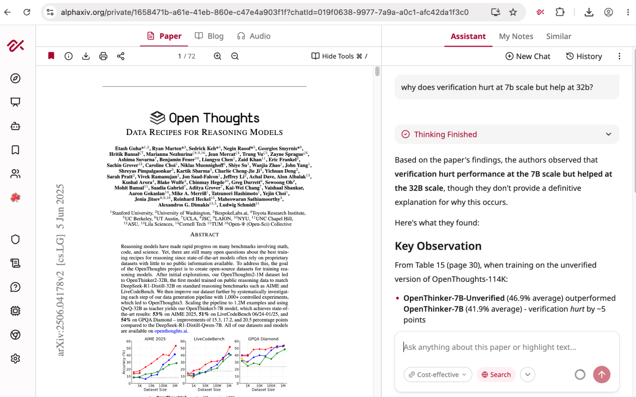 alphaXiv - Understand Research Papers - 截图 2