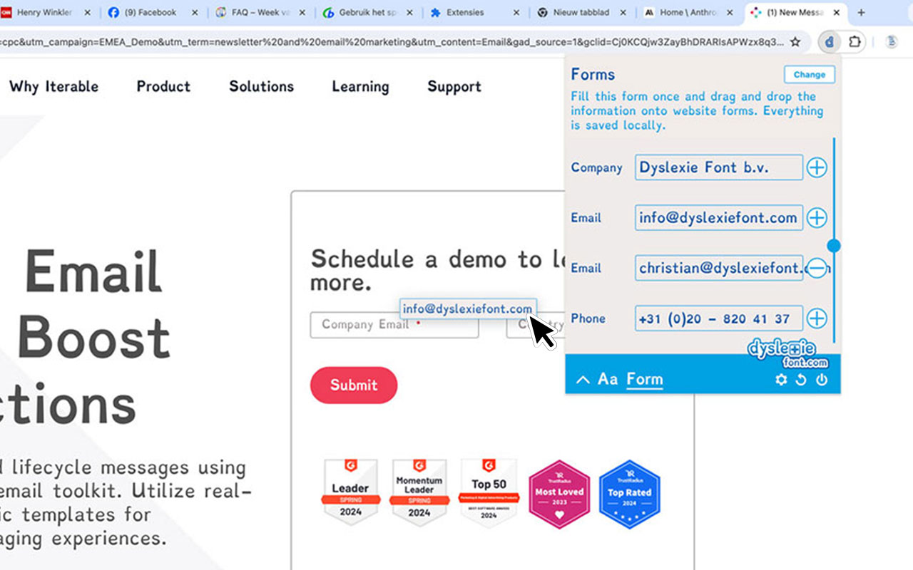 Dyslexie Font: Dyslexia Accessibility Reader - 截图 2