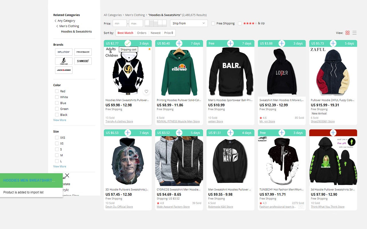 WooCommerce AliExpress Dropshipping Extension - 截图 1