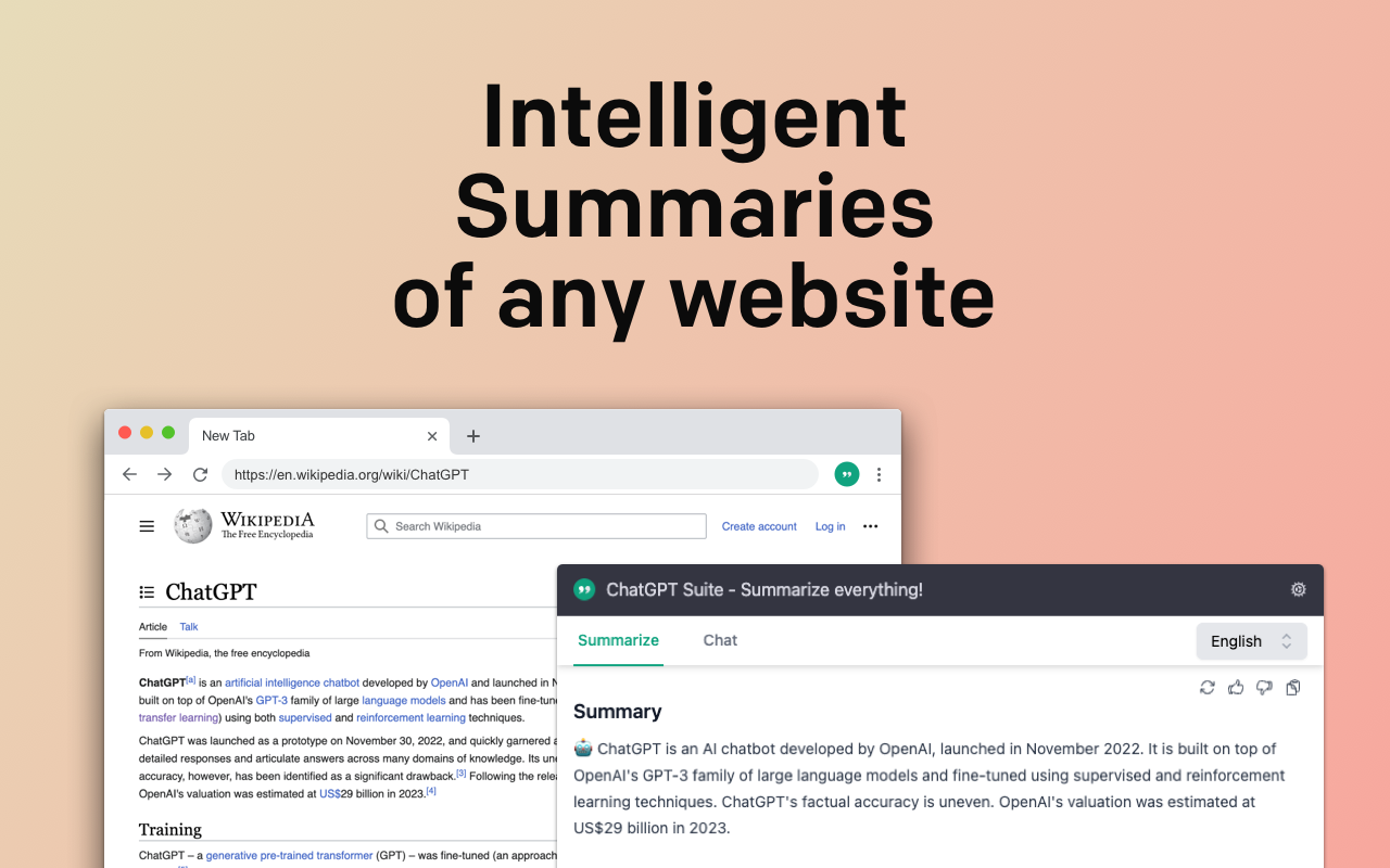 ChatGPT Summarize - 截图 3