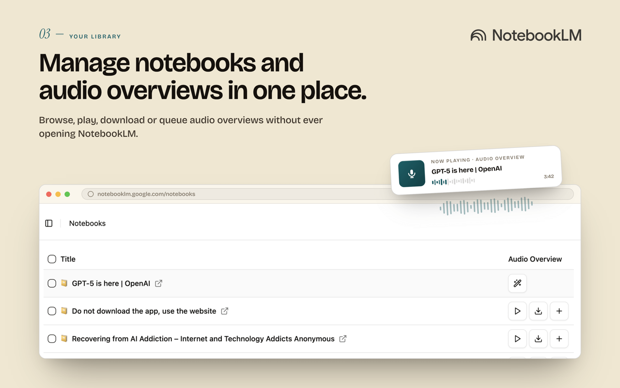 NotebookLM 网页导入器 - 截图 3