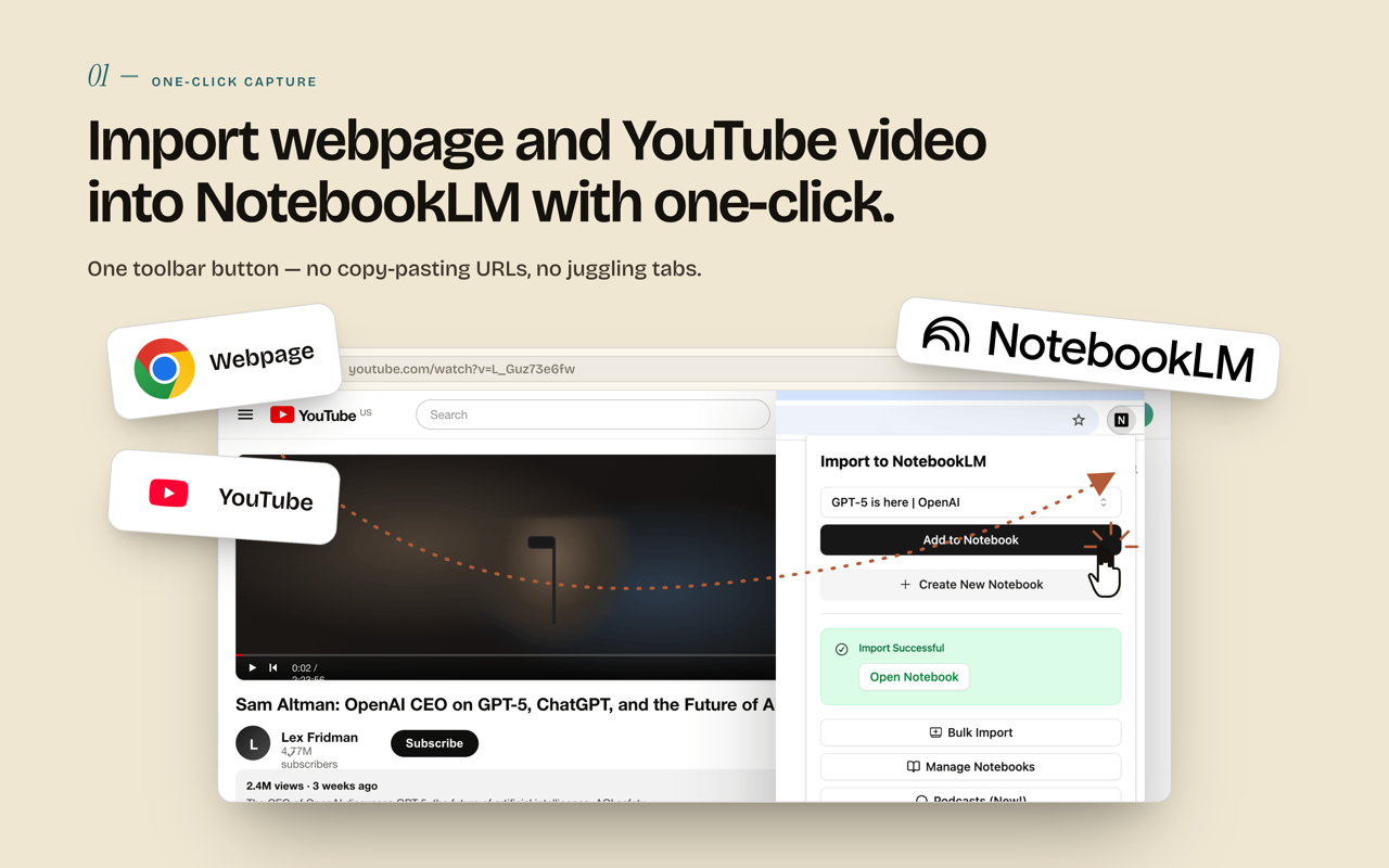 NotebookLM 网页导入器 - 截图 4