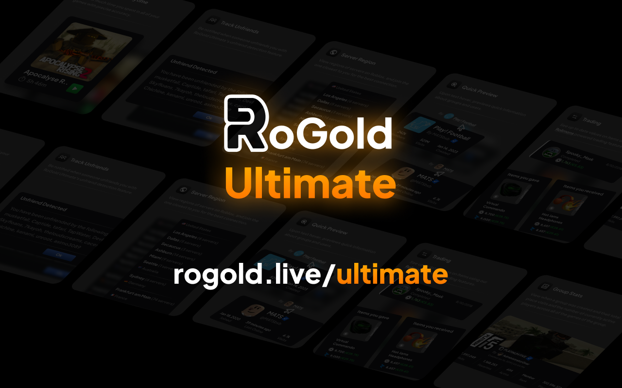 RoGold Ultimate - Roblox Enhancer - 截图 1