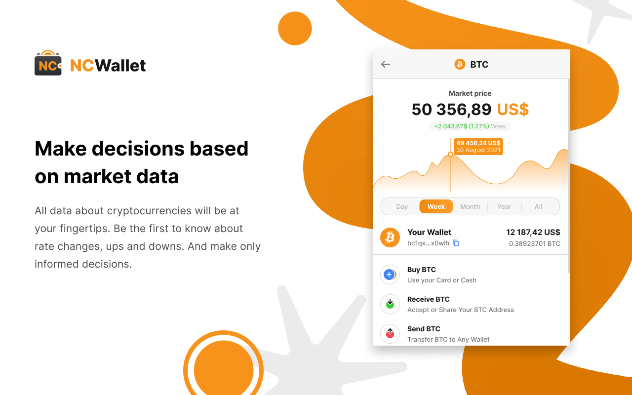 NC Wallet: Crypto wallet without fees - 截图 1