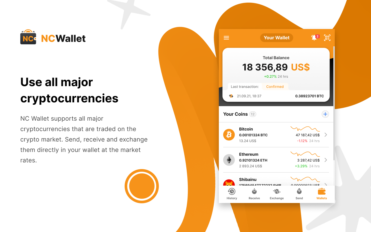 NC Wallet: Crypto wallet without fees - 截图 3