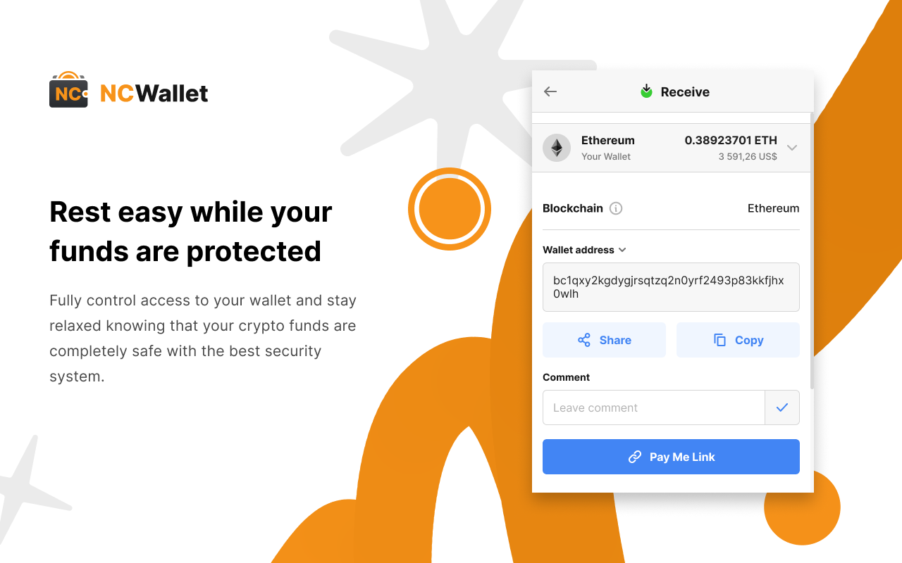 NC Wallet: Crypto wallet without fees - 截图 4