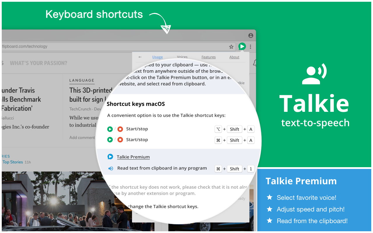 Talkie: text-to-speech (TTS) - 截图 1