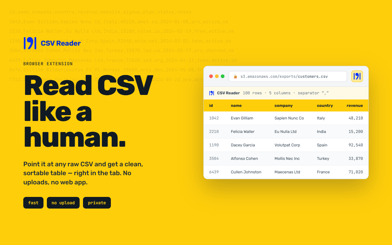 CSV Reader - 截图 4