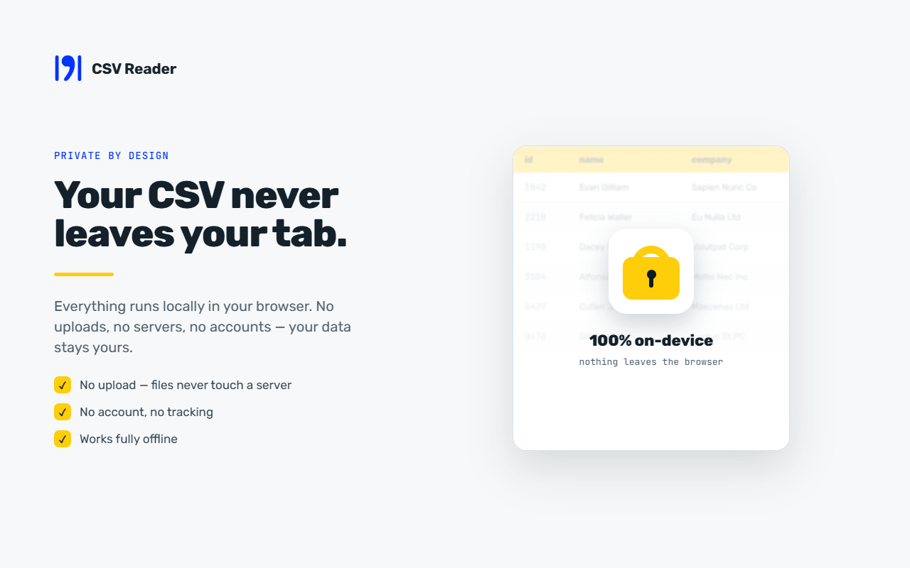 CSV Reader - 截图 5