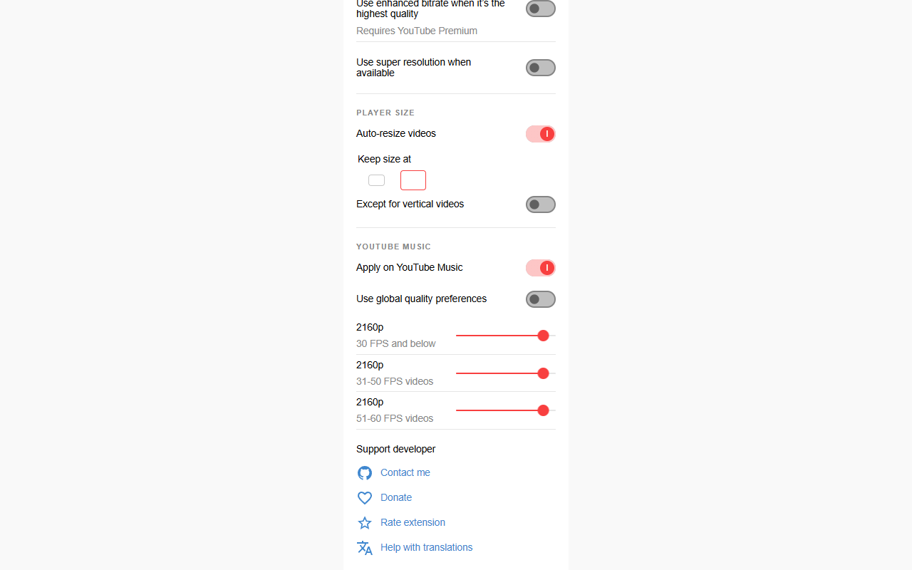 YouTube Auto HD + FPS - 截图 1