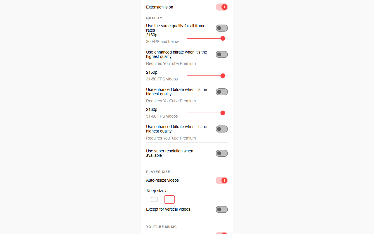 YouTube Auto HD + FPS - 截图 2