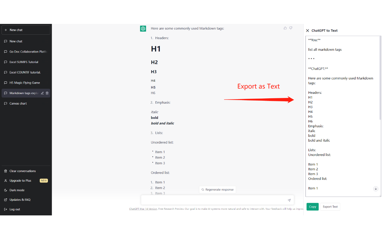 ExportGPT:导出 ChatGPT 对话 - 截图 2