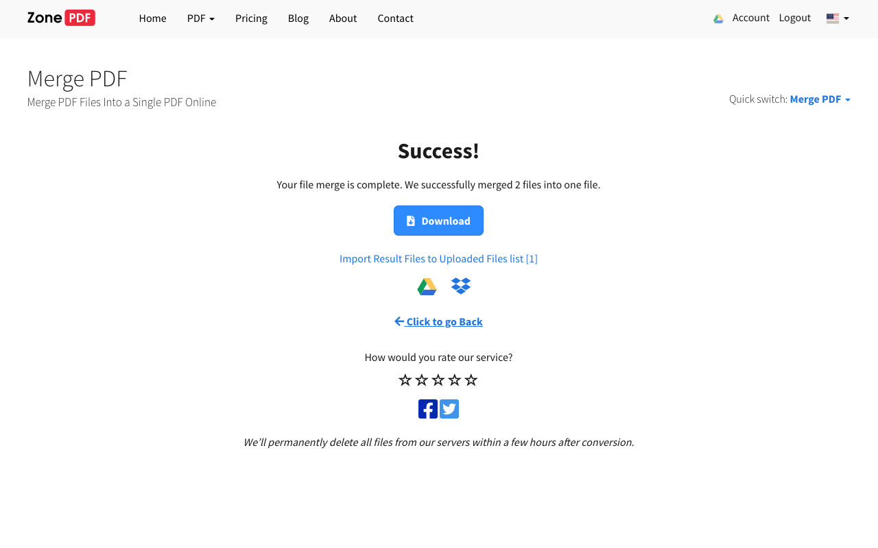 Merge PDF - 截图 2