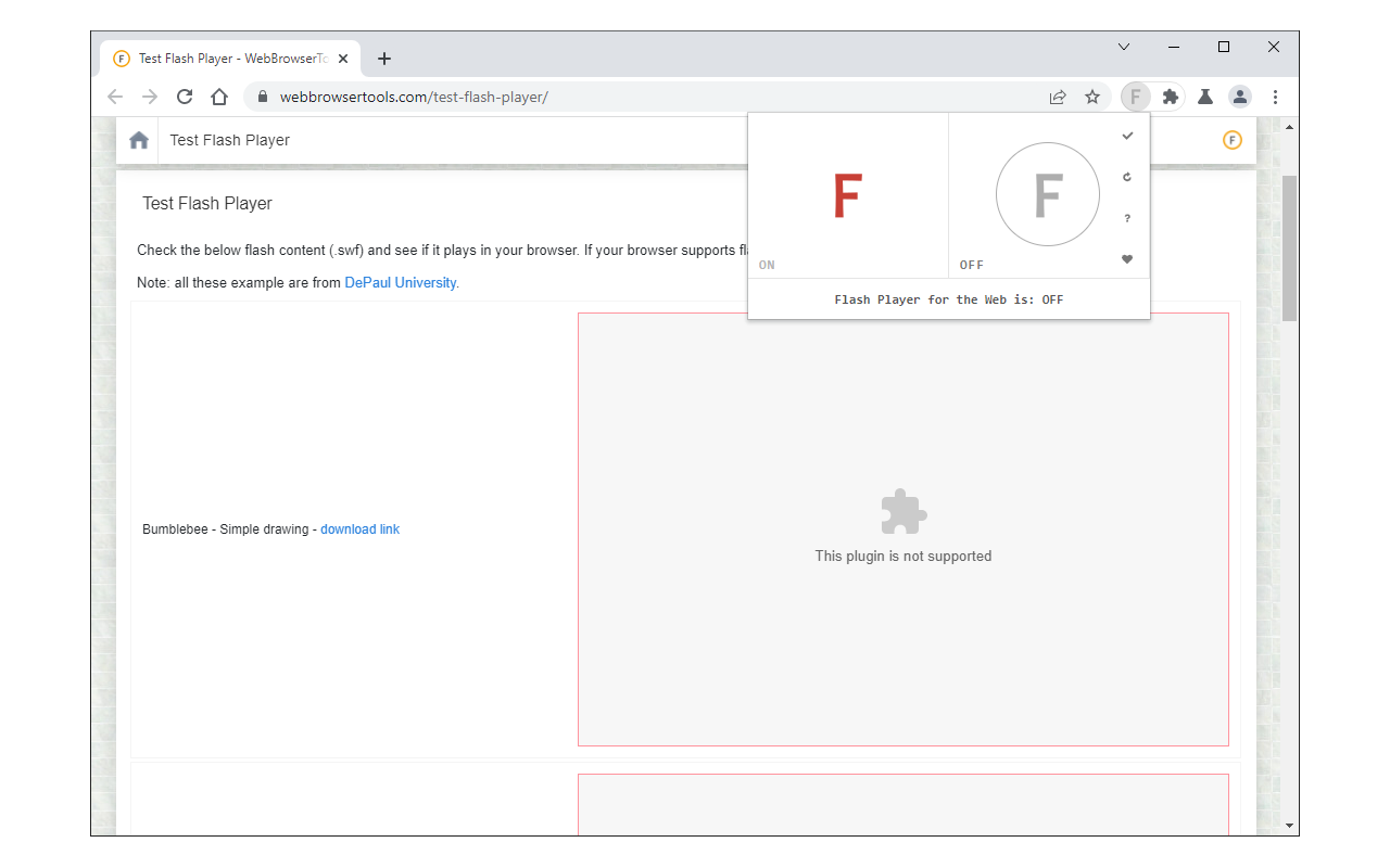 Flash Player for the Web - 截图 2