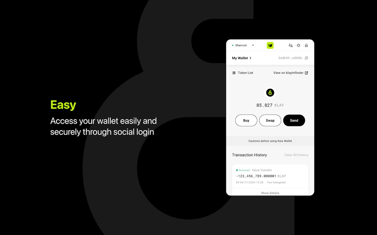 Kaia Wallet - 截图 3