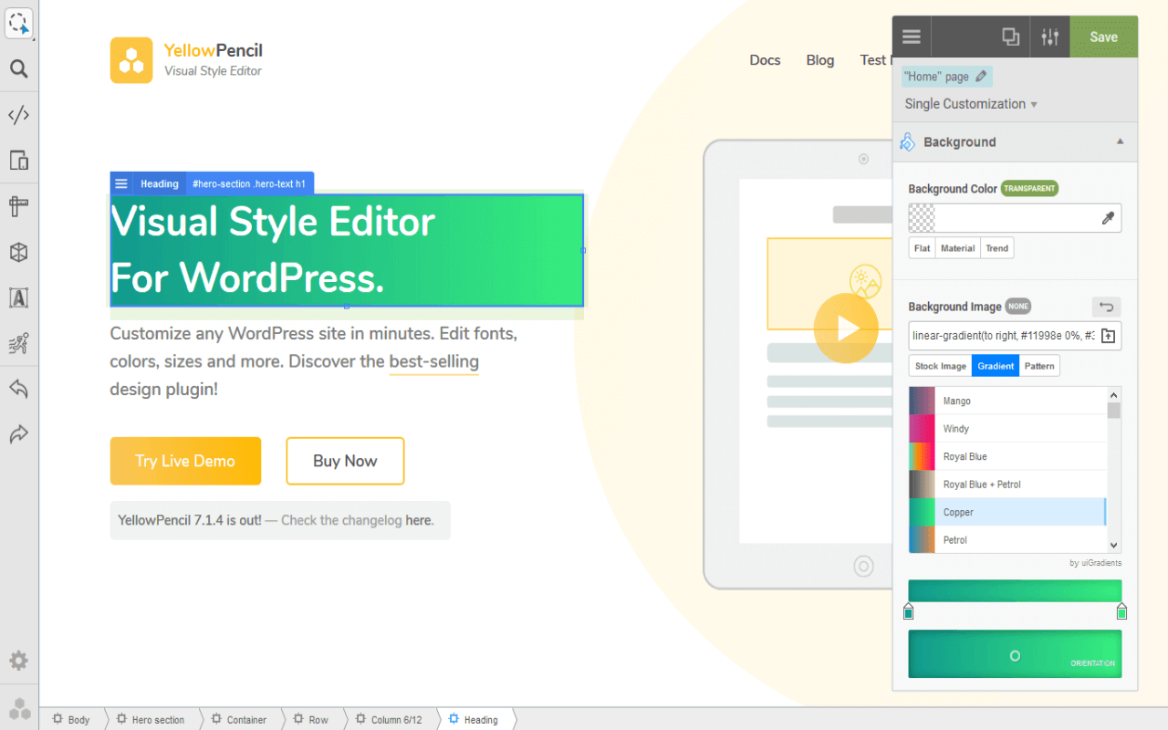 Visual CSS Editor - 截图 1