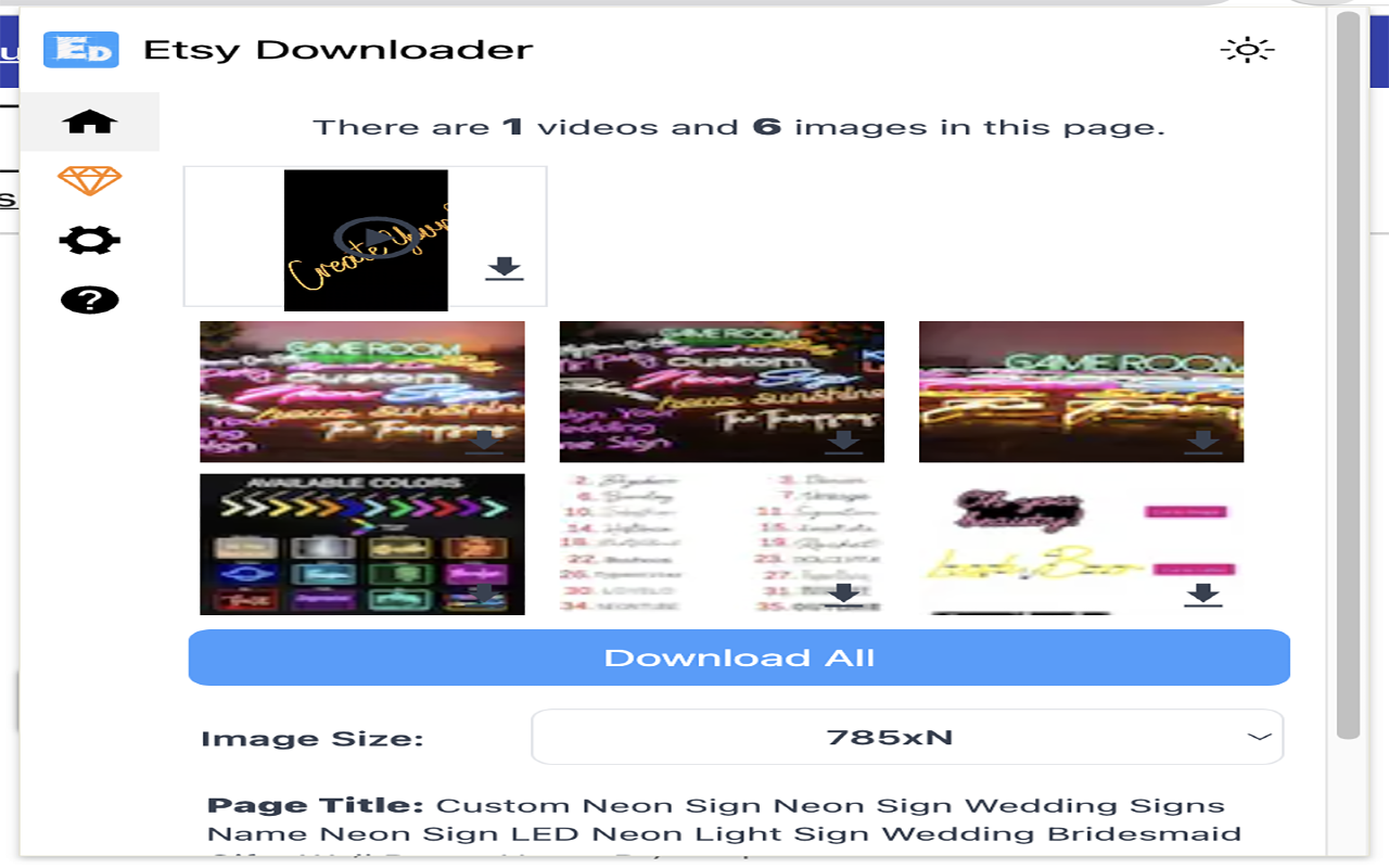 Etsy Downloader | Download images & videos - 截图 3