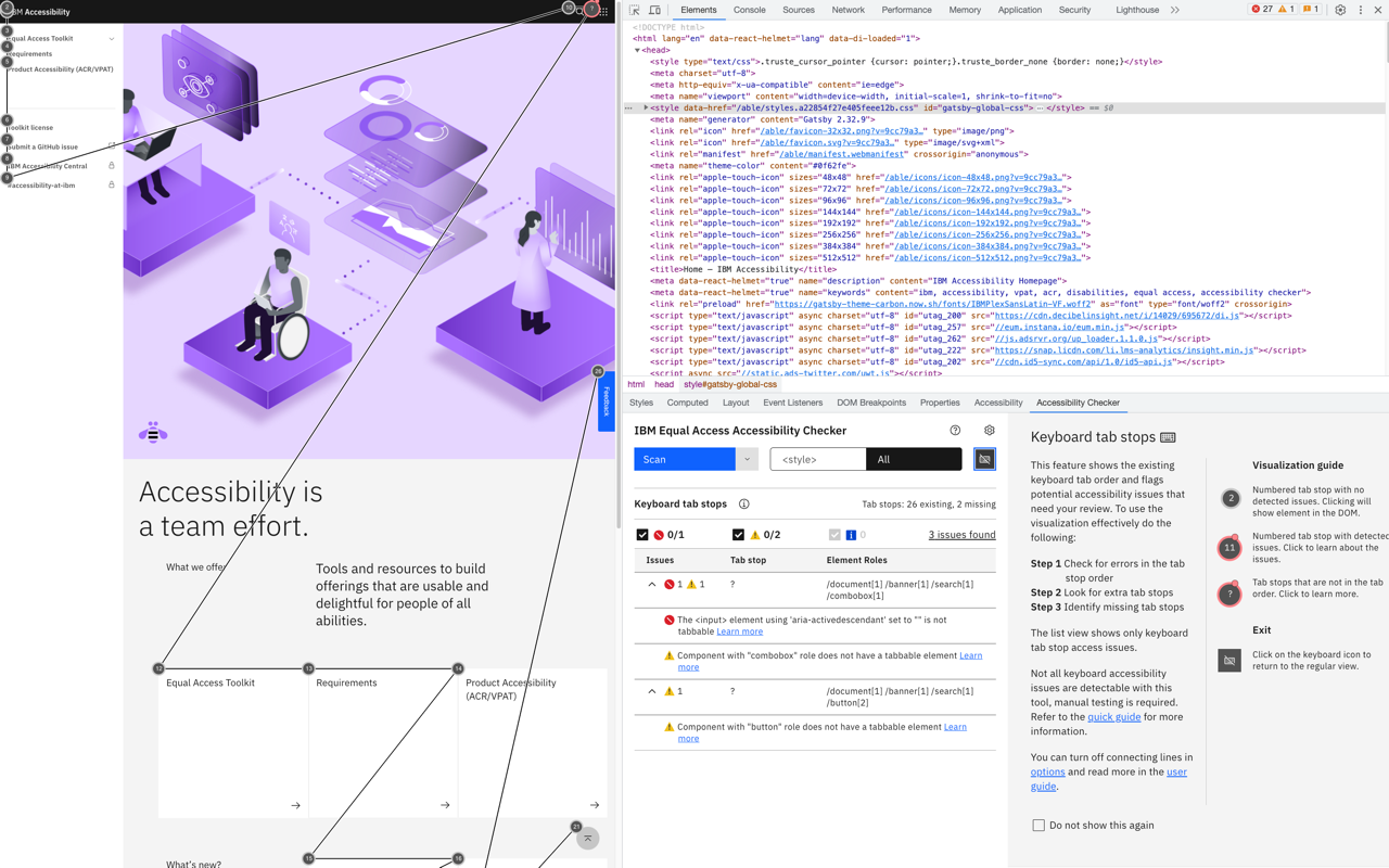 IBM Equal Access Accessibility Checker - 截图 4