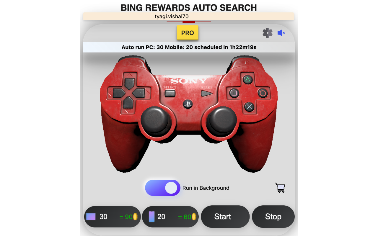 Rewards Auto Search: Automate searches with 1-Click - 截图 2
