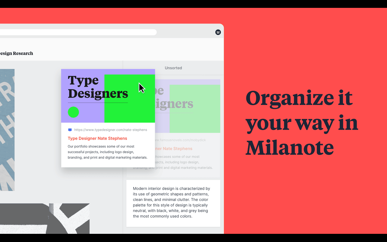 Milanote Web Clipper - 截图 1