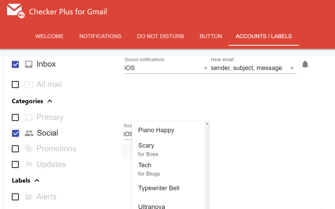 Checker Plus for Gmail™ - 截图 4