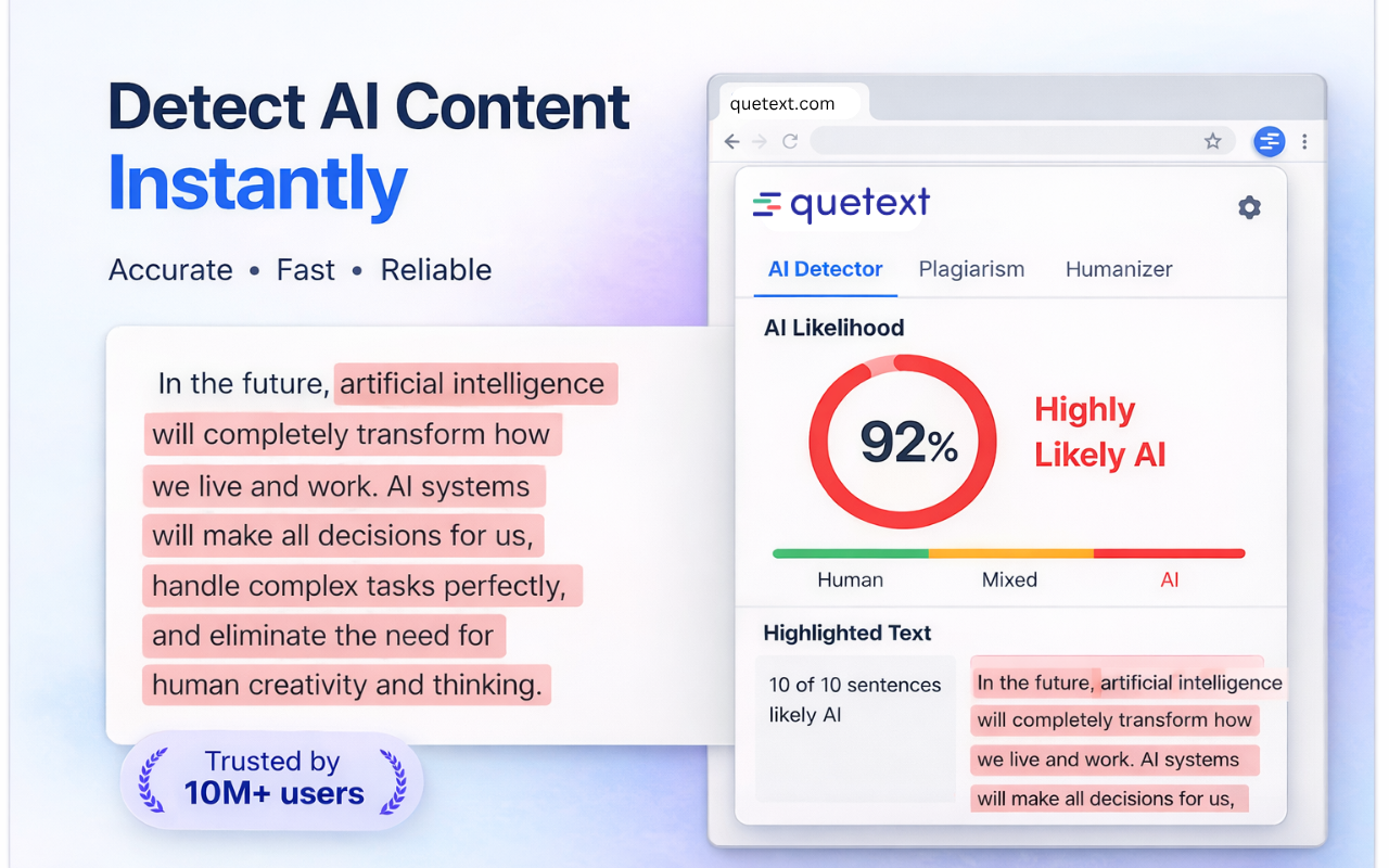 Quetext: AI Content Detector & Plagiarism Checker - 截图 2