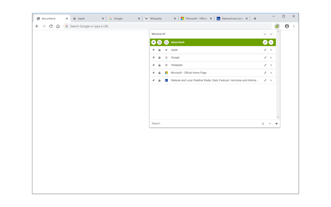 Tab Manager - 截图 1