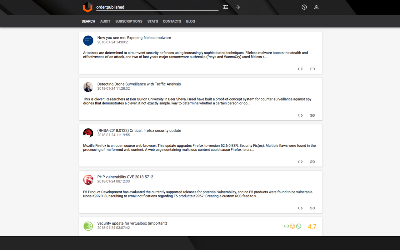 Vulners Web Scanner - 截图 3