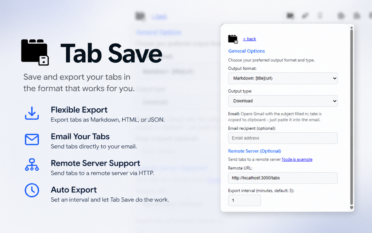 Tab-Save - 截图 2