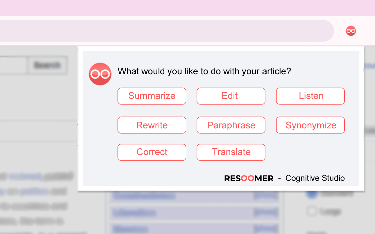 Resoomer - Cognitive Studio - 截图 2