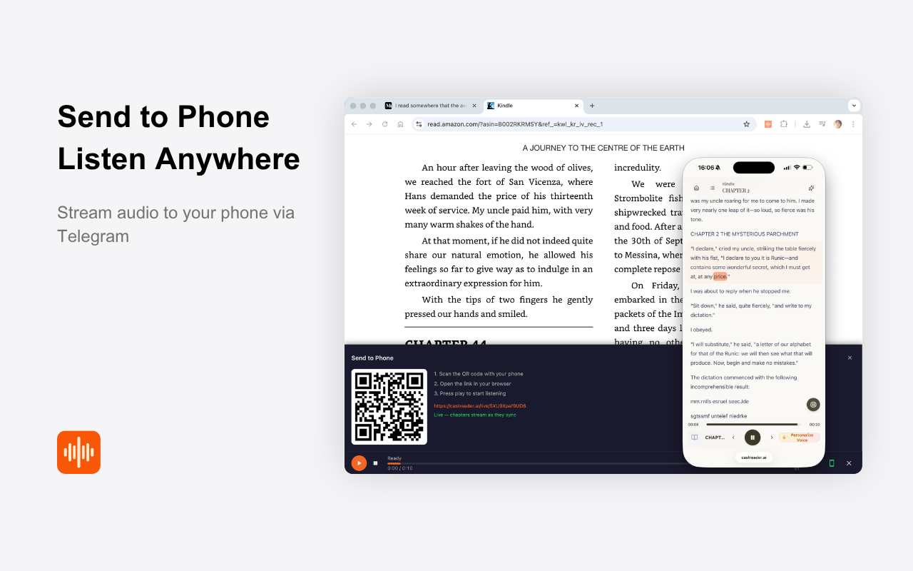 CastReader — 文字转语音·朗读 + AI 解读 - 截图 5