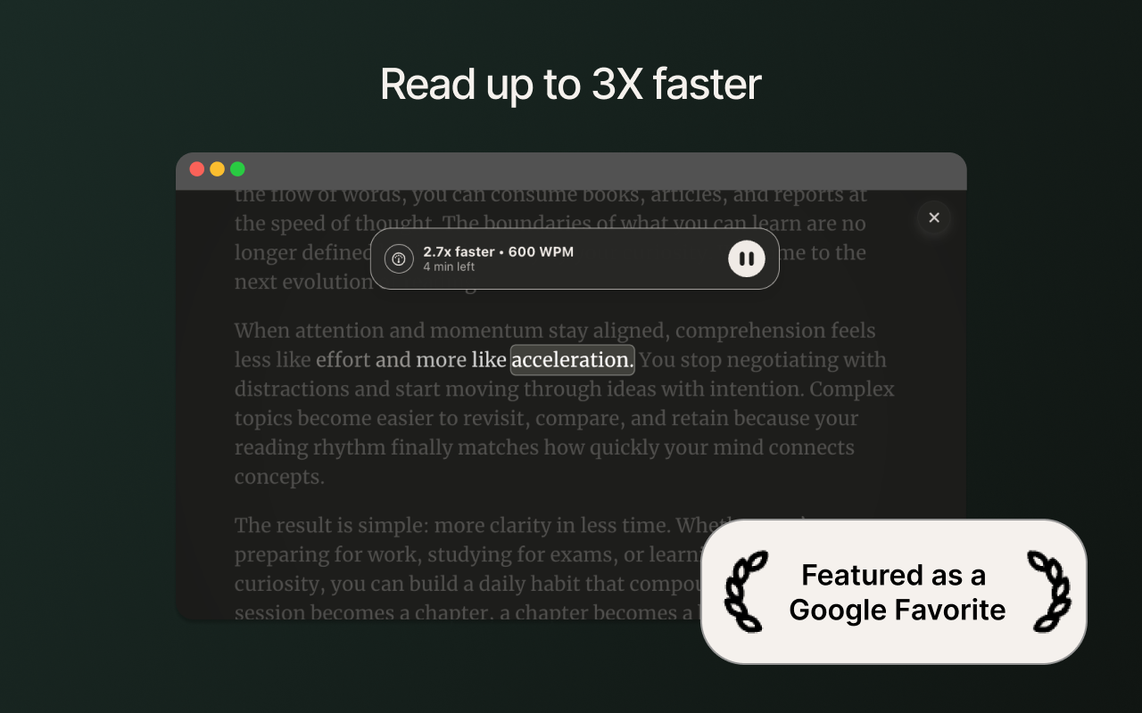 SwiftRead - read faster, learn more - 截图 5