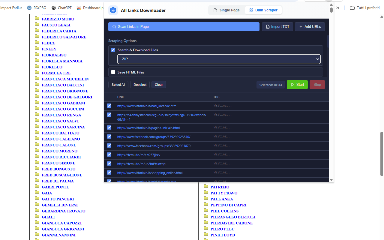 All Links Downloader - 截图 3