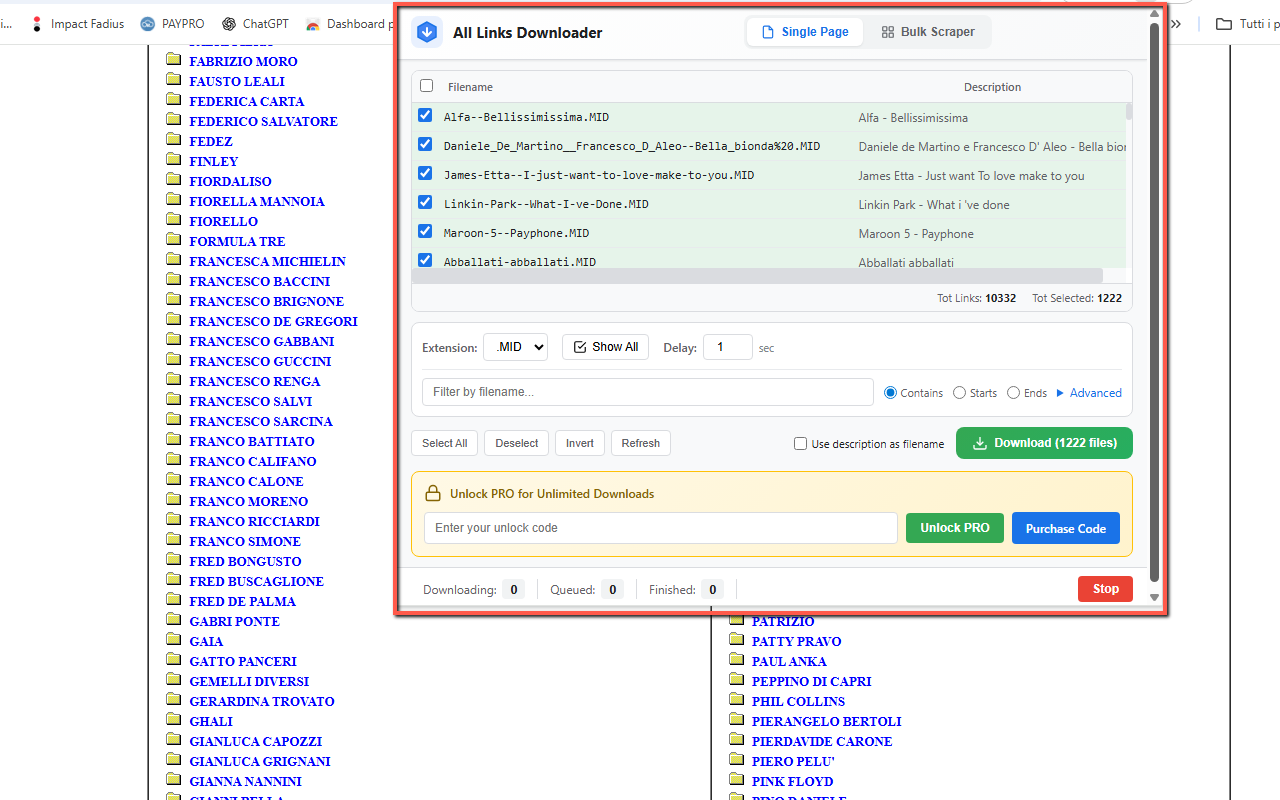 All Links Downloader - 截图 4