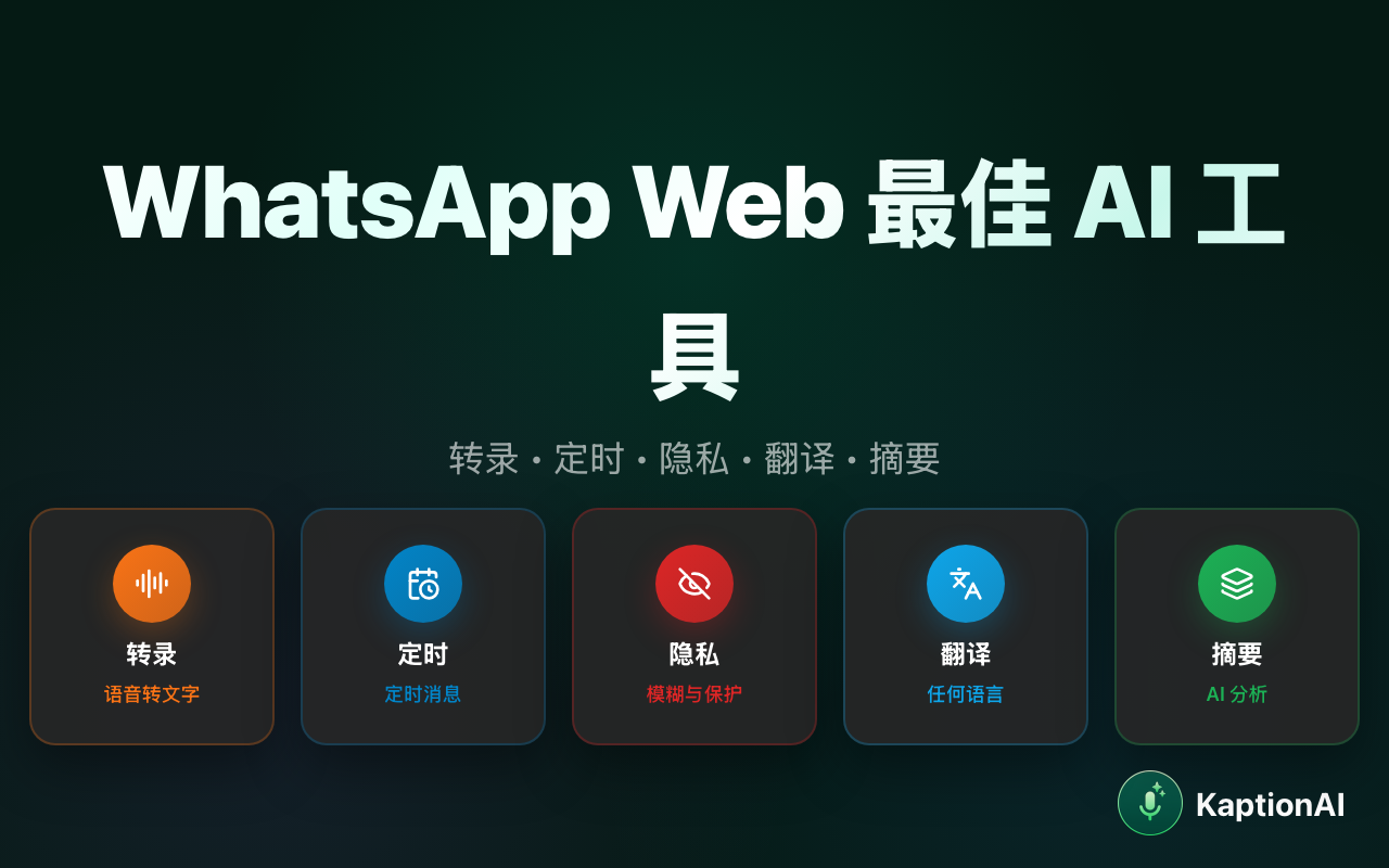 WhatsApp Web 中使用 ChatGPT 将音频转文字+翻译 - 截图 3