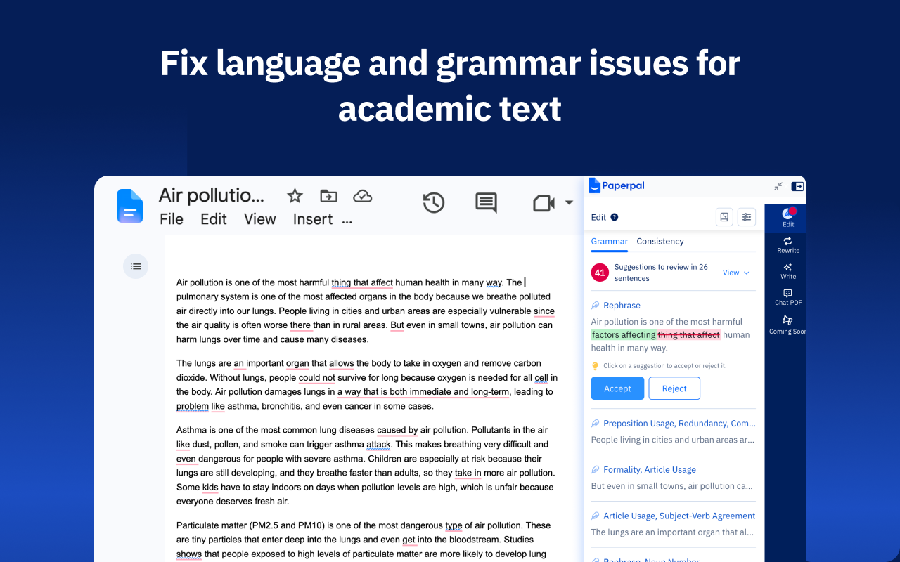 Paperpal: Free Grammar Checker, AI Writing Tool & Research Assistant - 截图 1