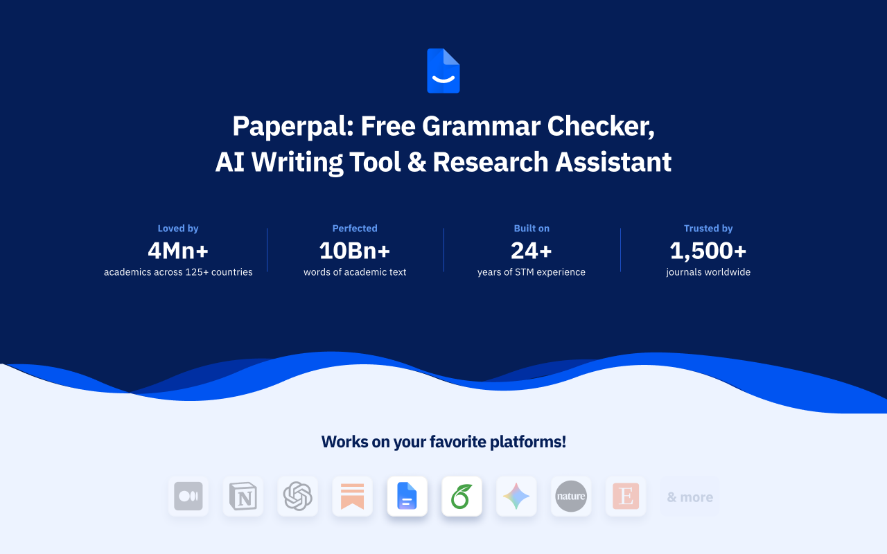 Paperpal: Free Grammar Checker, AI Writing Tool & Research Assistant - 截图 4