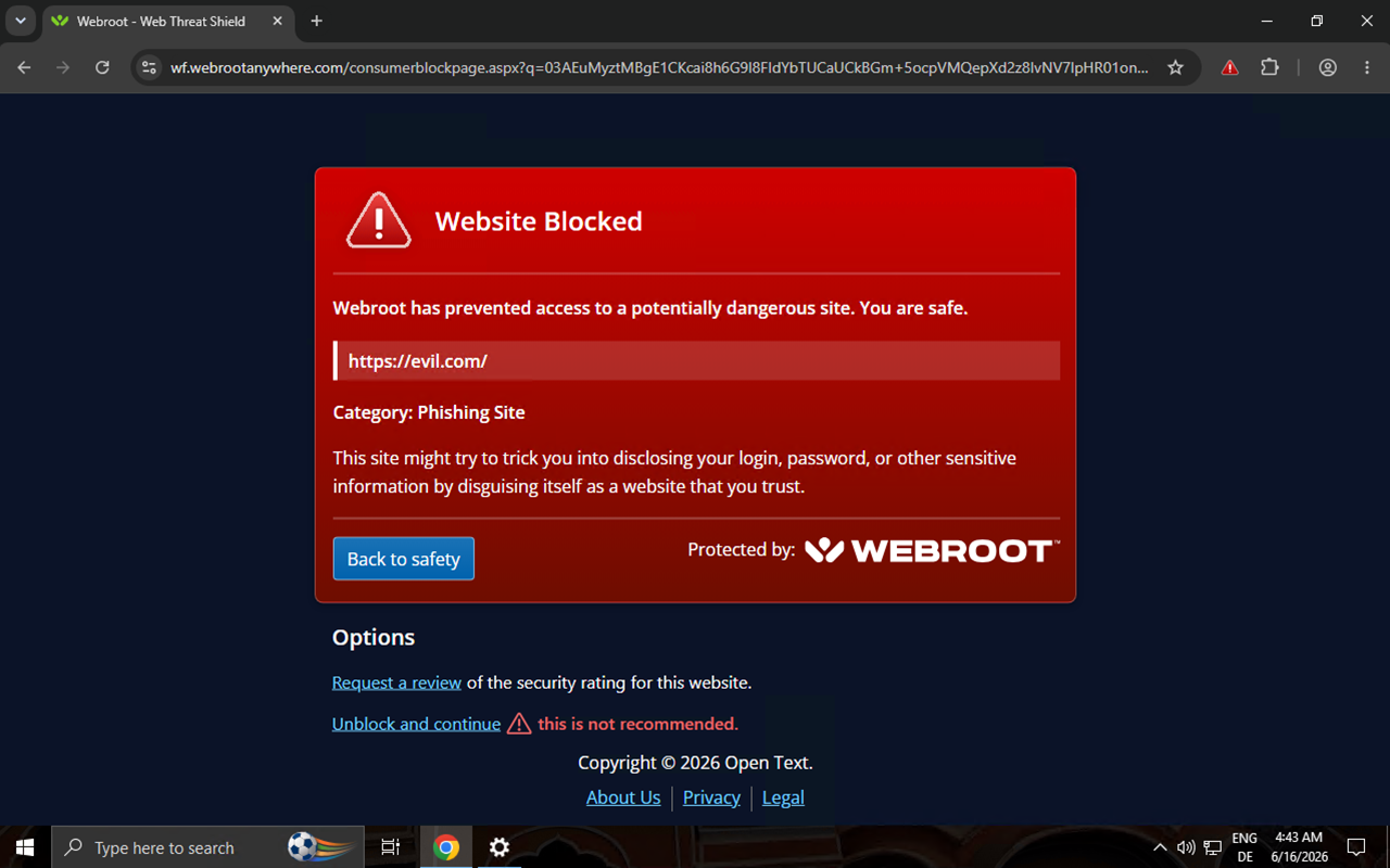 Web Threat Shield - 截图 2