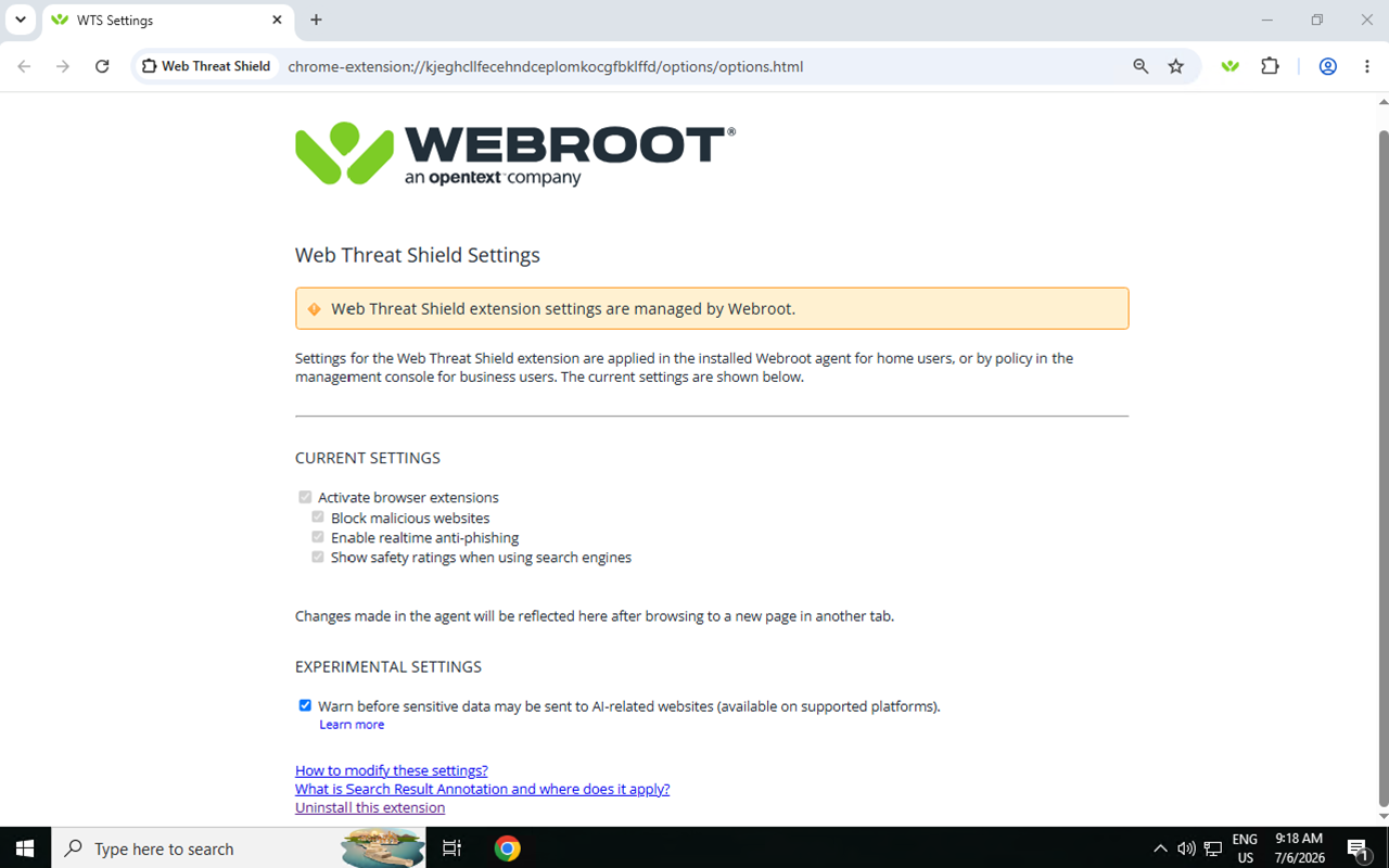 Web Threat Shield - 截图 3