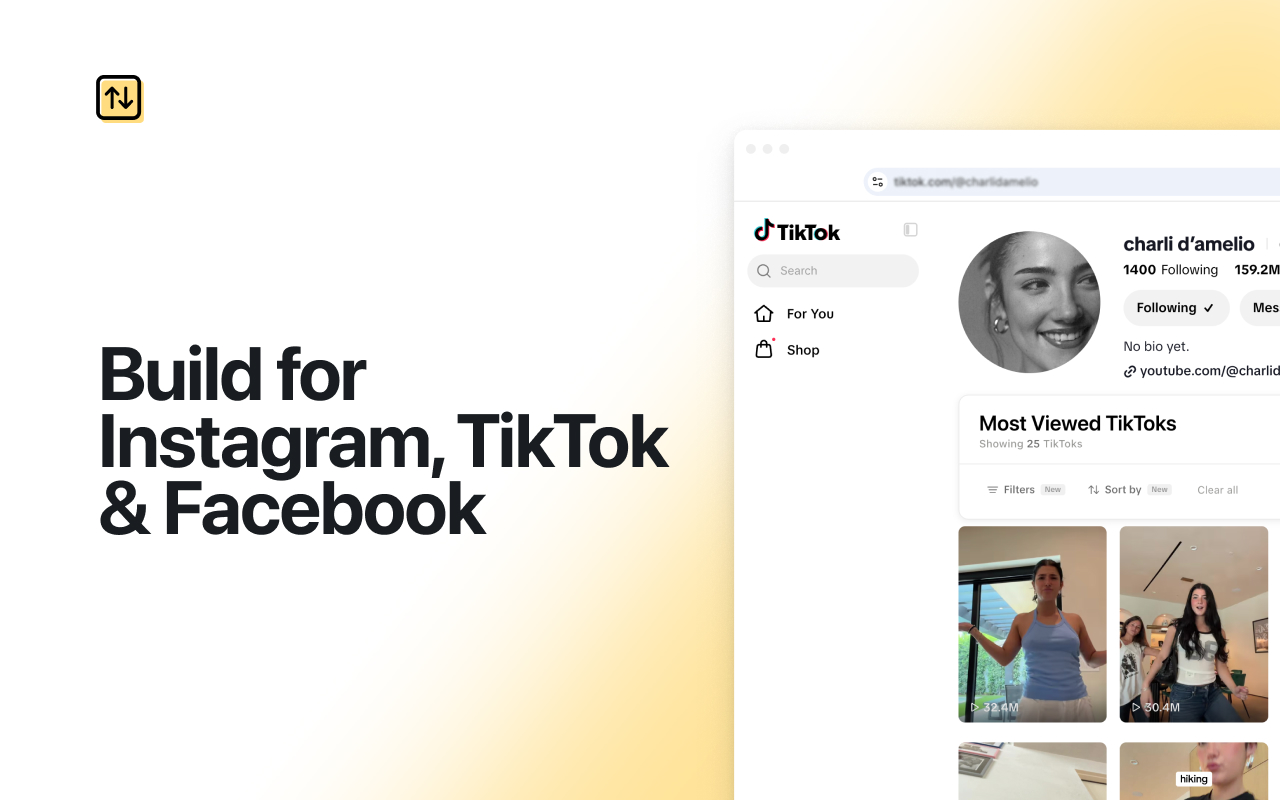 Sort Feed - works on Instagram, TikTok & Facebook - 截图 2