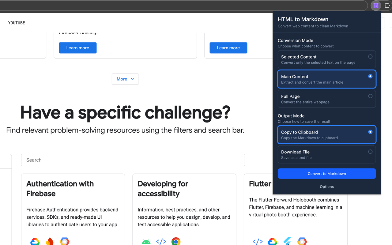 HTML to Markdown Converter - 截图 3
