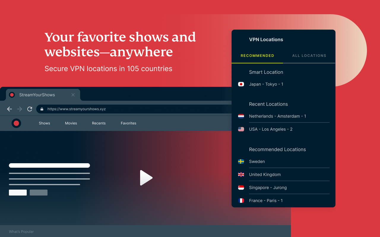 Express: & proxy browser extension - 截图 2