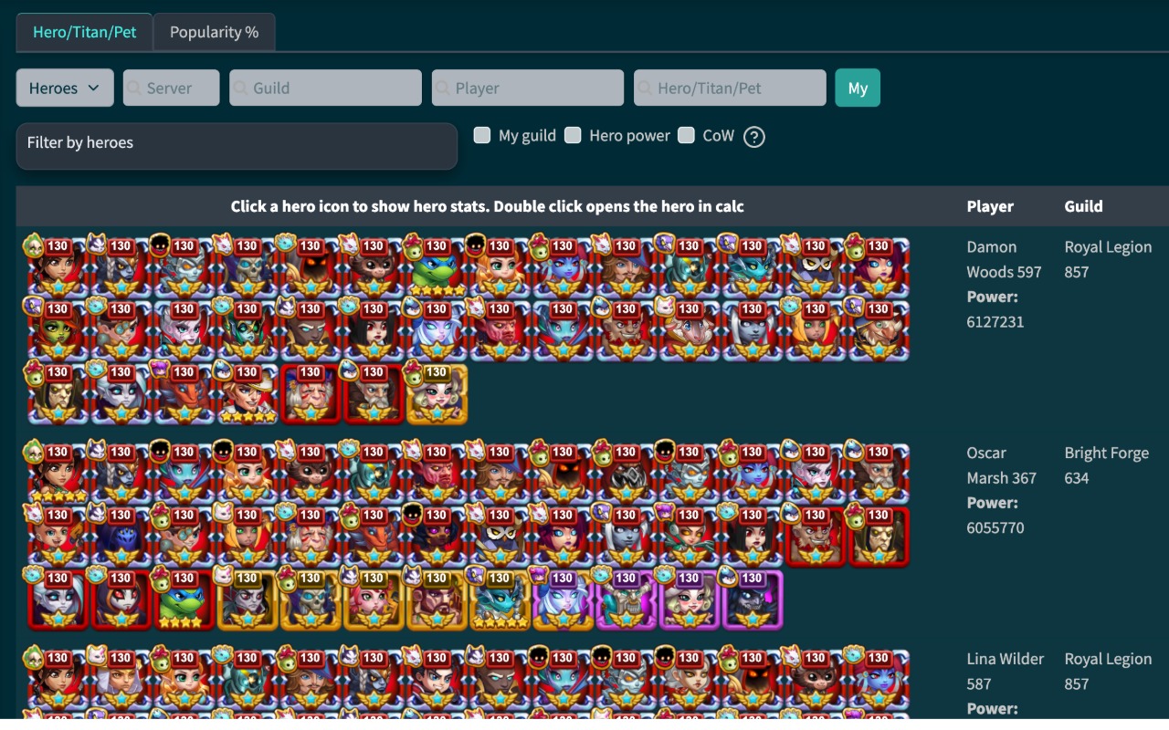 Hero Wars Assistant 英雄战争助手 - 截图 3