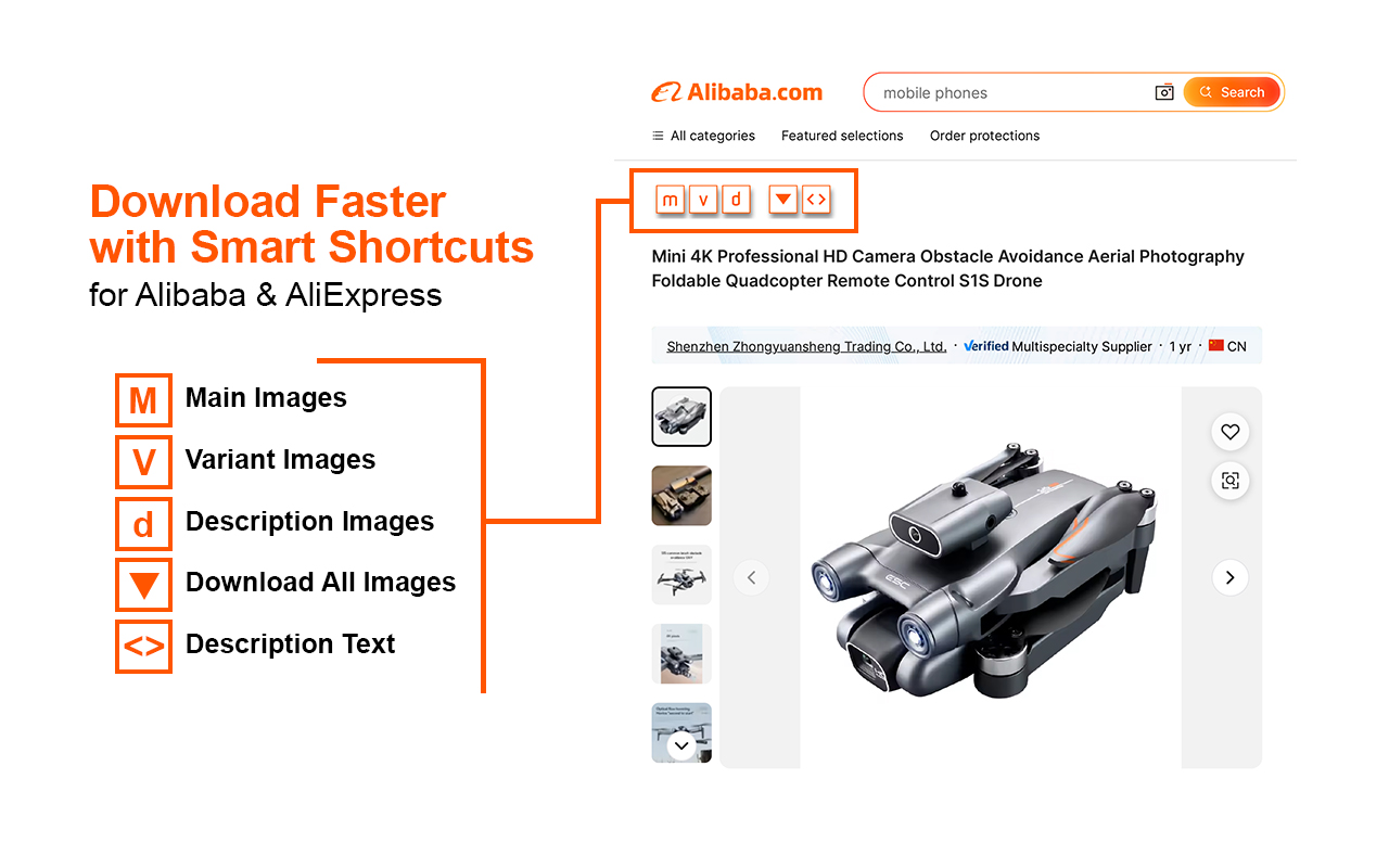 Baba Image Downloader - 截图 1